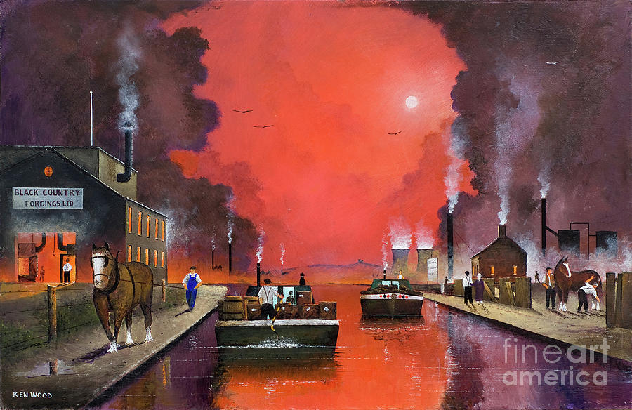 Dramatic Blackcountry - England Painting by Ken Wood