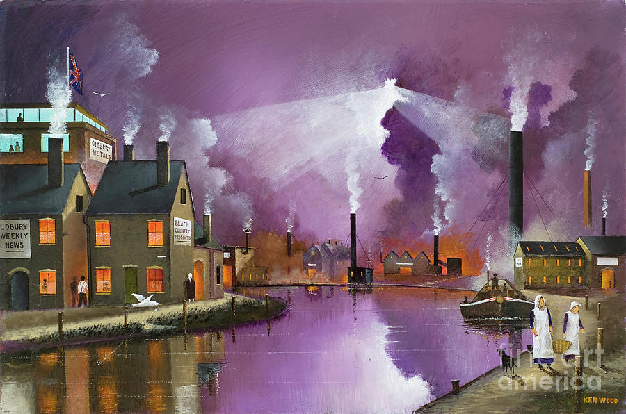 Bygone Image of the Blackcountry Painting by Ken Wood