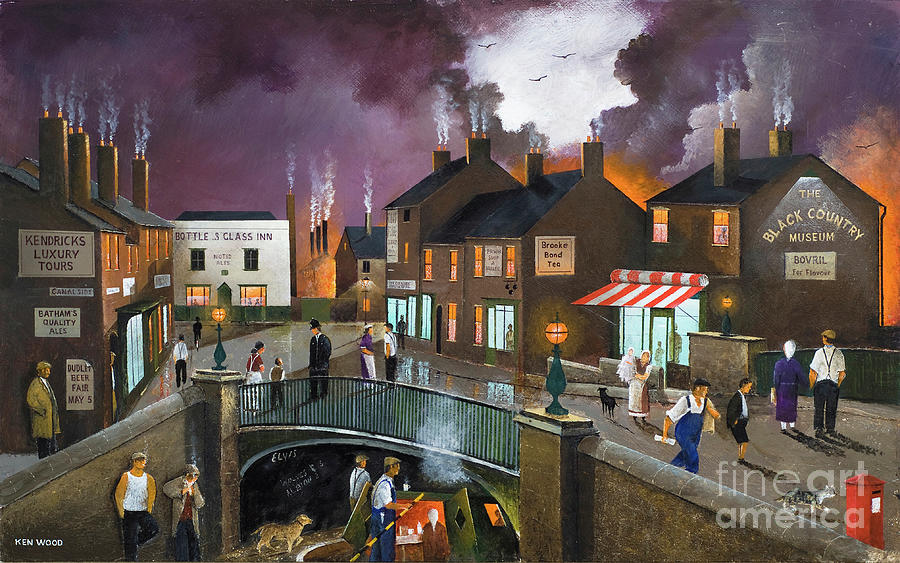 Landscape Painting - The Blackcountry Community - England  by Ken Wood