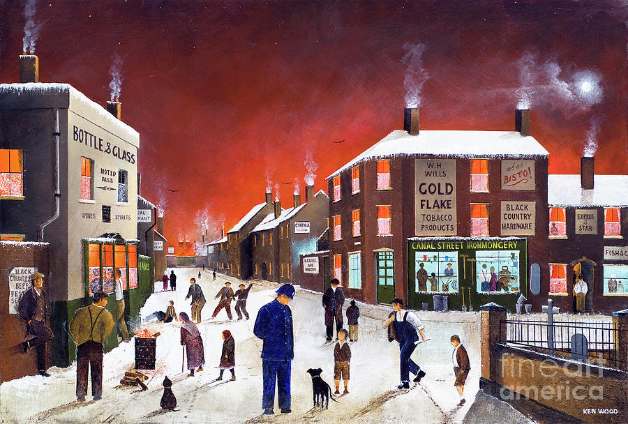 Blackcountry Village Community - England Painting by Ken Wood