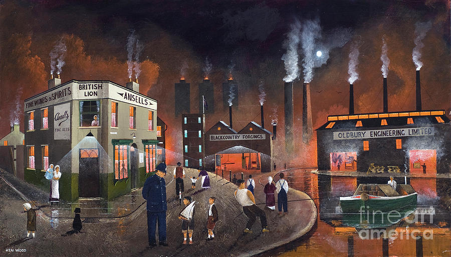 Power and Beauty of the Blackcountry - England Painting by Ken Wood