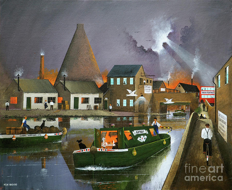 The Redhouse Cone Wordsley Stourbridge England Painting by Ken Wood