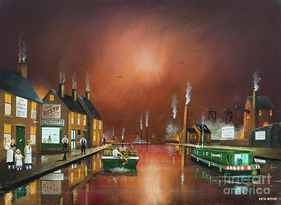Glow of the Blackcountry England Painting by Ken Wood