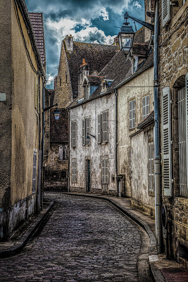 A Back Street in Beaune Photograph by W Chris Fooshee
