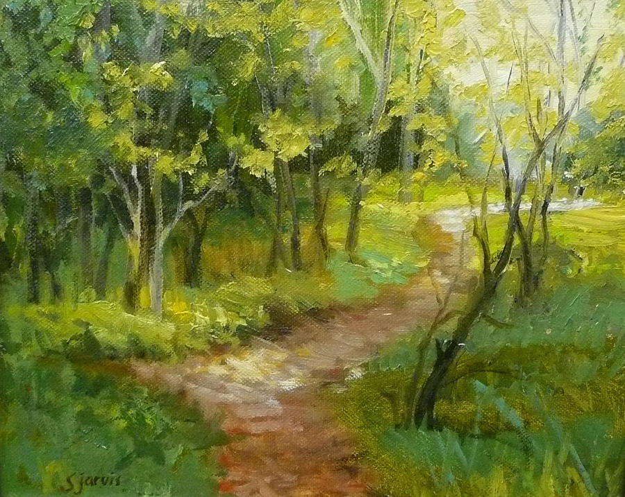 Tree Painting - A Backward Glance by Susan N Jarvis