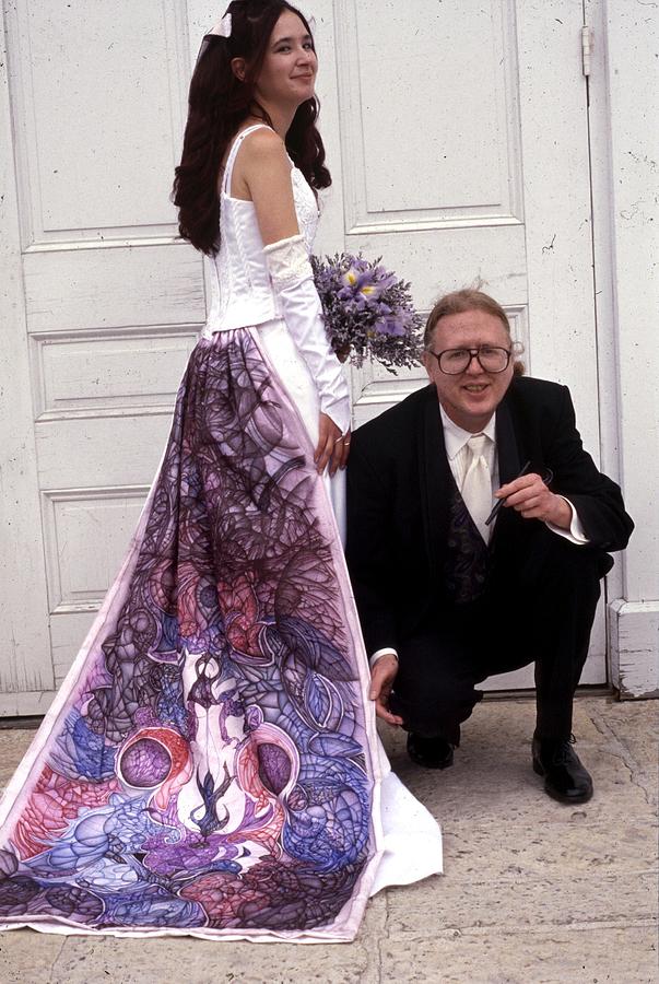 A Ballpoint Wedding Dress Photograph by Jack Dillhunt