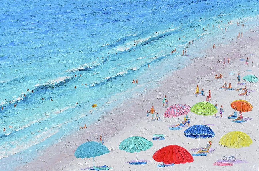 A Balmy Ocean Breeze Painting by Jan Matson