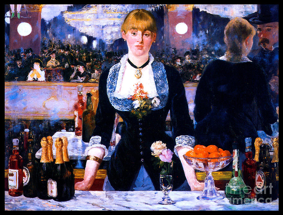 A Bar at the Folies-Bergere 1881 Painting by Edouard Manet
