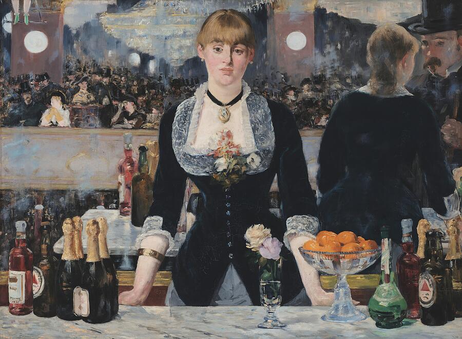 A Bar at the Folies-Bergere - Edouard Manet Digital Art by Samuel HUYNH A Bar at the Folies-Bergere - Edouard Manet Digital Art by Samuel HUYNH