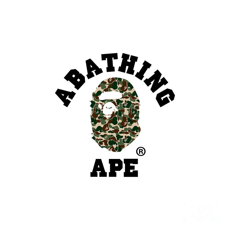 A Bathing Ape Logo Digital Art By Bape Collab