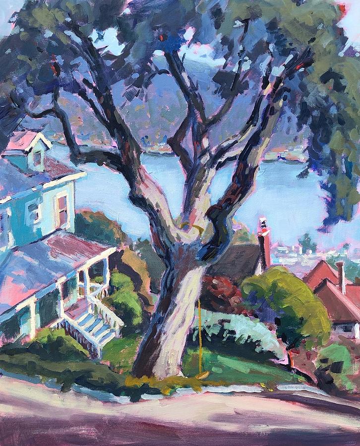 A Beautiful Day in the Neighborhood Painting by Margaret Plumb
