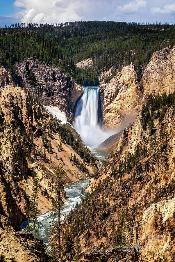 A Beautiful Day to View Lower Falls Photograph by Brian Lettieri - Fine ...