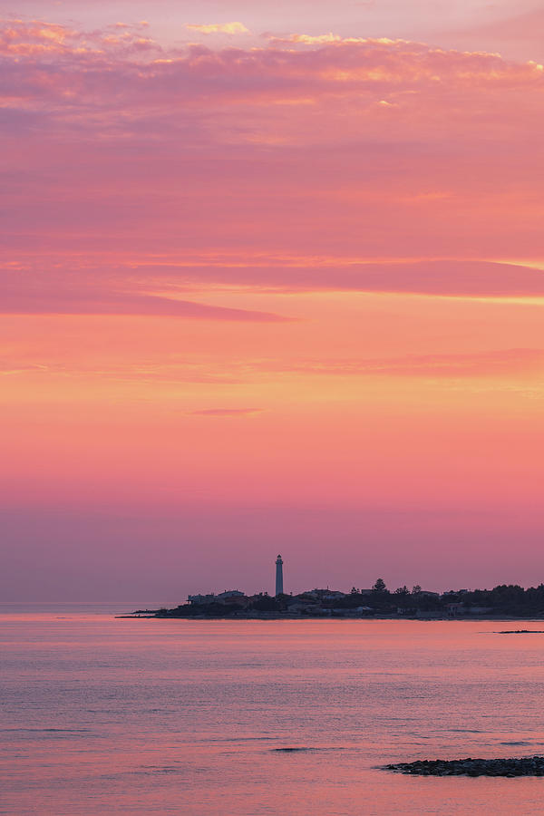 A beautiful pastel sunset over the sea Photograph by Mirko Chessari