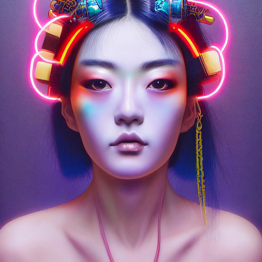 A Beautiful Real 3d Cyberpunk Japanese Lady Ari F5ab843e B79e 40af B37c ...