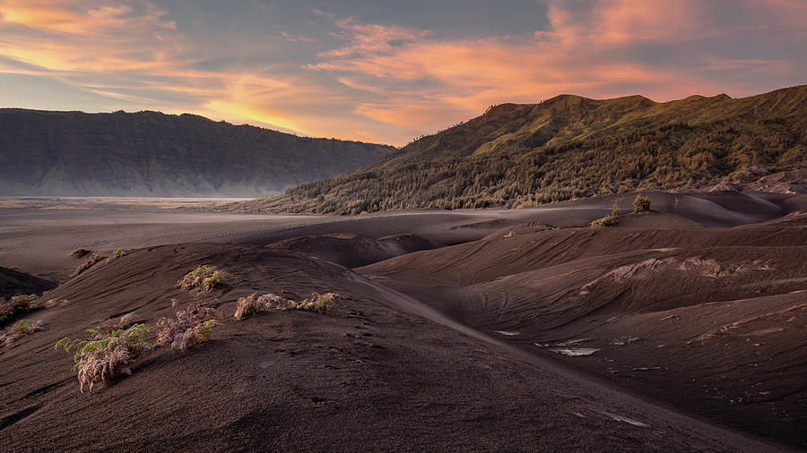 A beautiful sky during sunrise at Mt Bromo Photograph by Anges Van der Logt