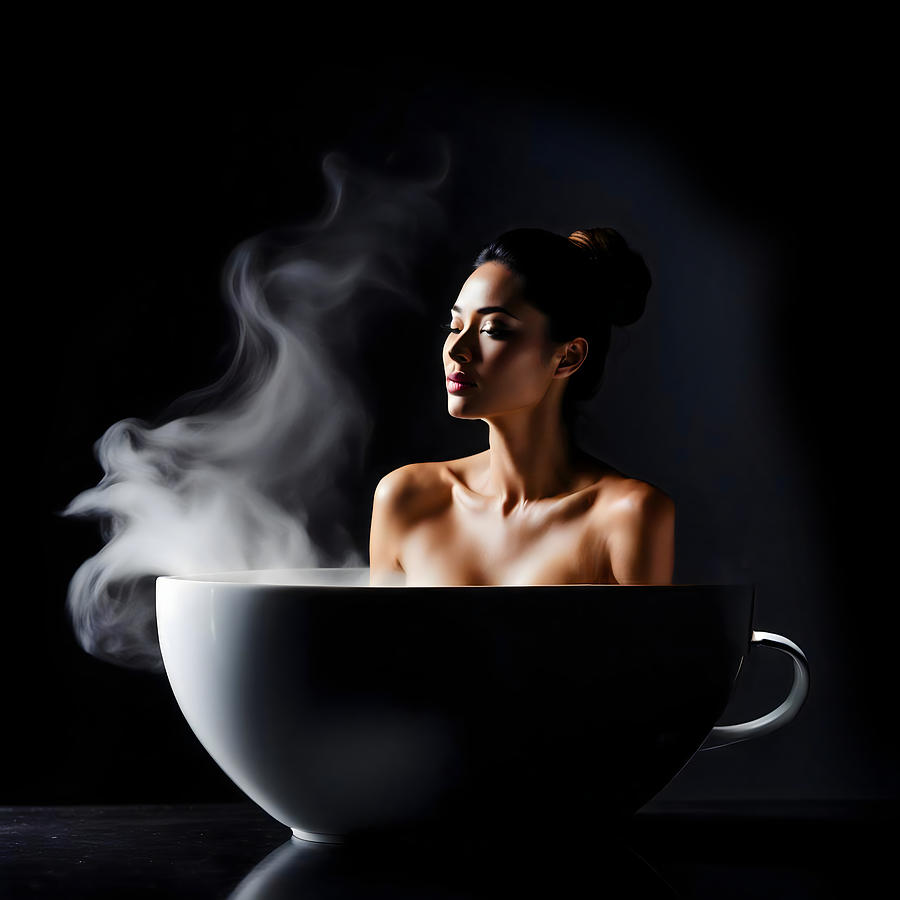 A Big Cup of Tea Digital Art by Steve Taylor