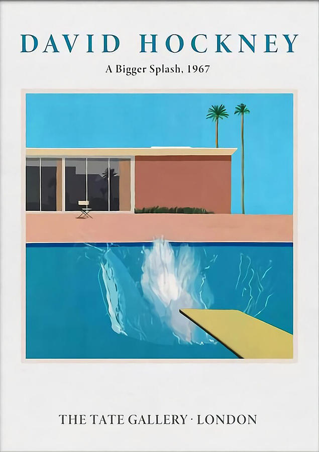 A Bigger Splash Exhibition Digital Art by Pauline Barge - Pixels