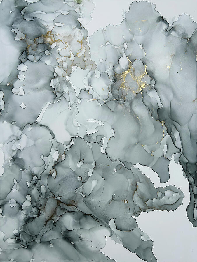Abstract Painting - A Bit of Marbling by Kizzie Suriel Abstract Painting - A Bit of Marbling by Kizzie Suriel