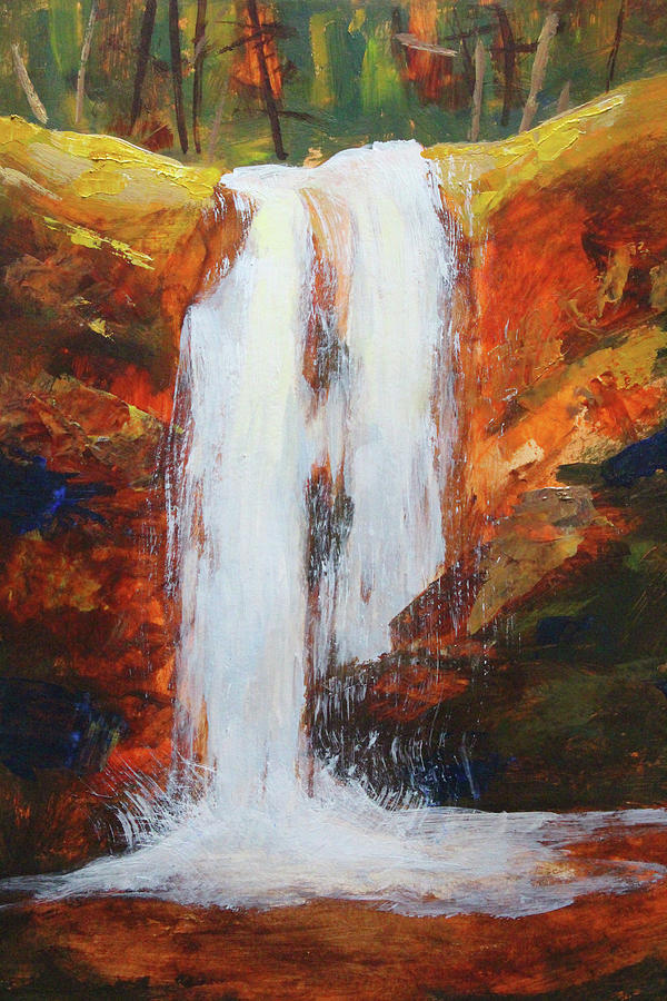 A Bit of Water Painting by Nancy Merkle
