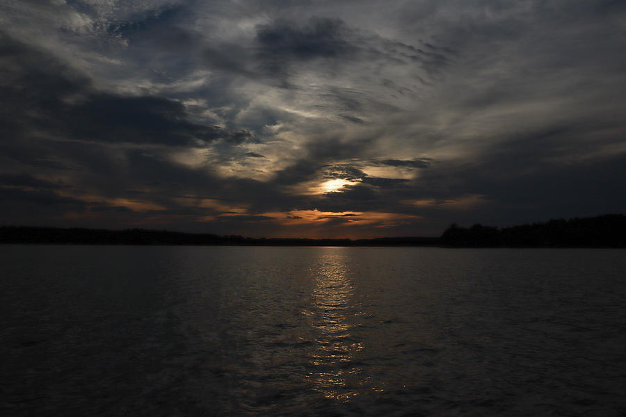 A Blackened Lake Sunset Photograph by Ed Williams A Blackened Lake Sunset Photograph by Ed Williams