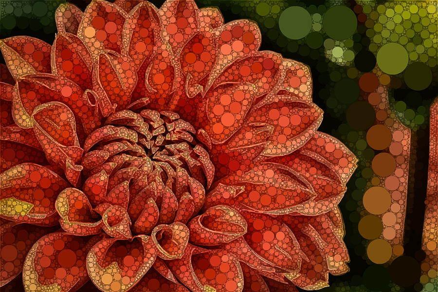 Orange Digital Art - A Blast Of Orange by Dahl Winters Orange Digital Art - A Blast Of Orange by Dahl Winters