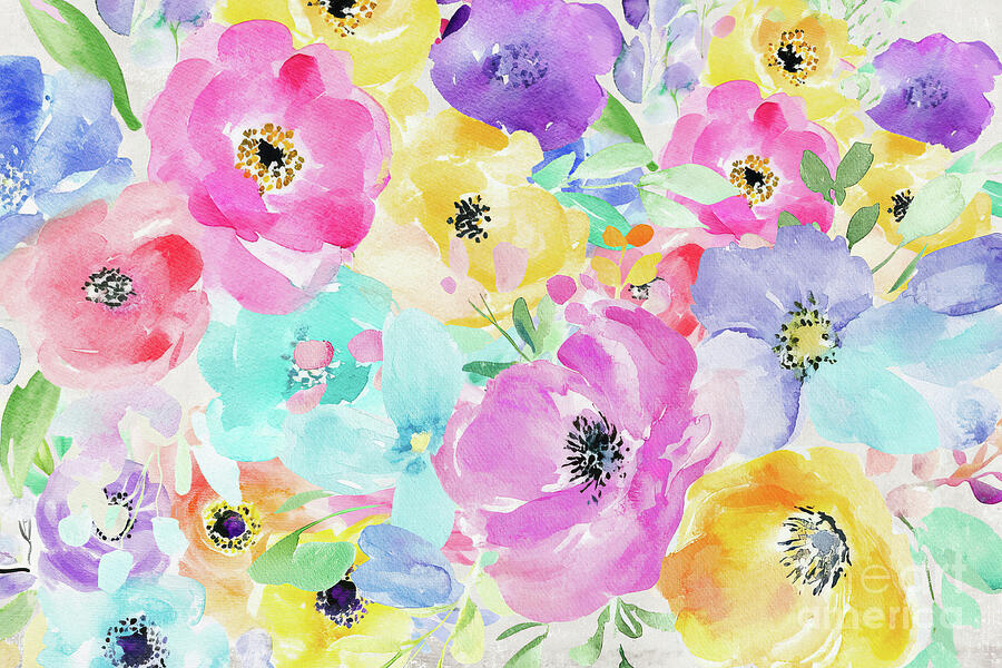 A Blast Of Spring Painting by Tina LeCour A Blast Of Spring Painting by Tina LeCour