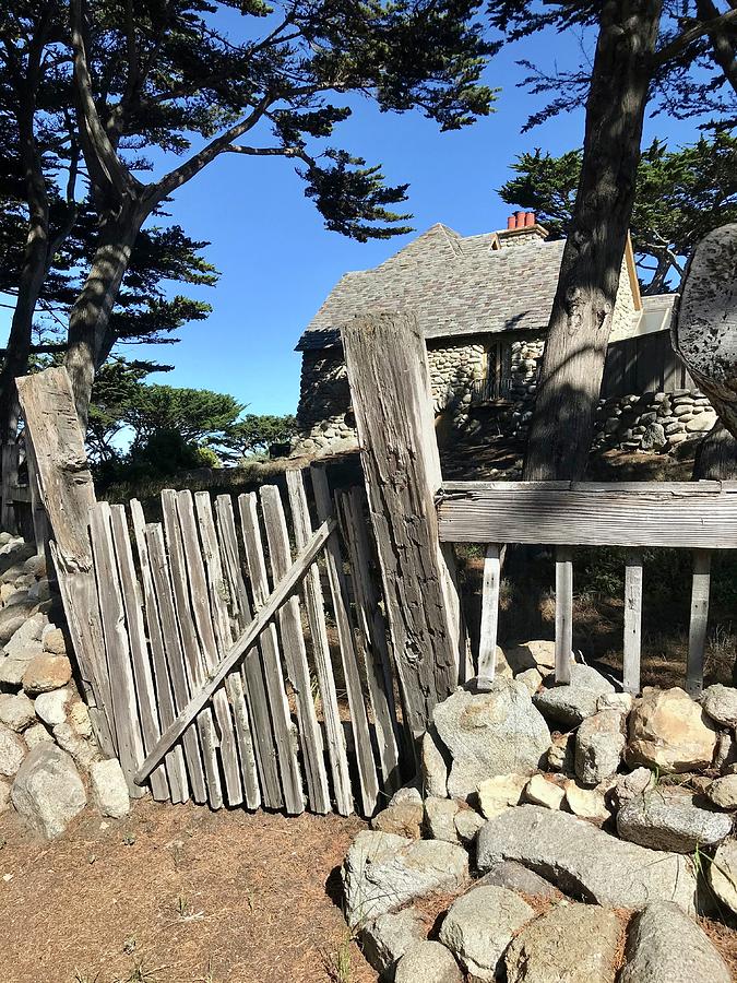 A Bleached Gate At Carmel Photograph