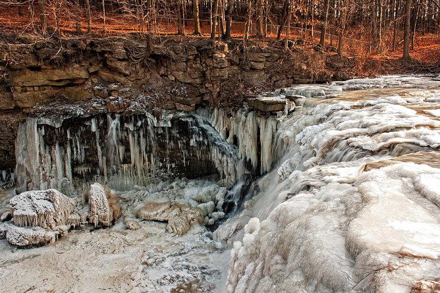 A Bloody Cold Winter Day At Balls Falls - 1 Photograph by Hany J