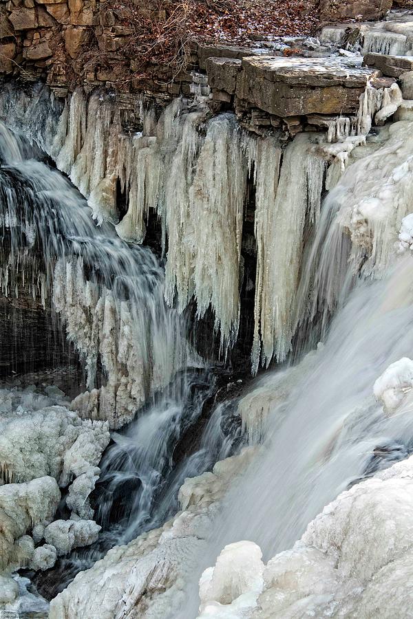 A Bloody Cold Winter Day At Balls Falls - 4 Photograph by Hany J