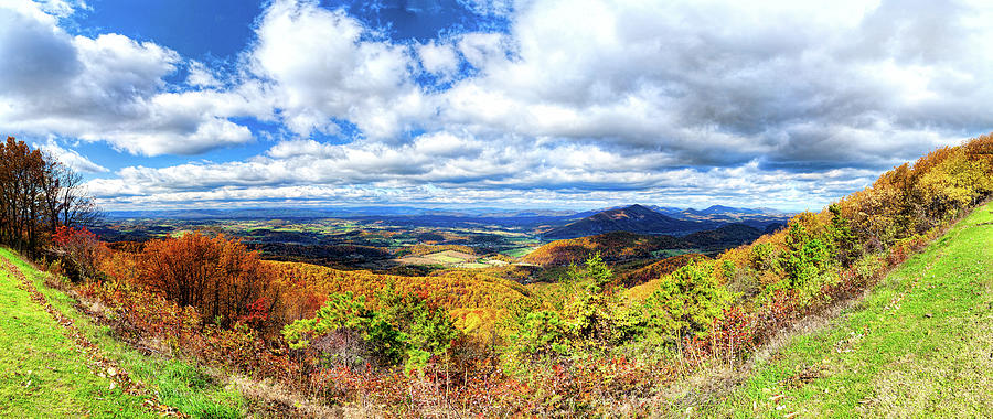 A Blue Ridge View Photograph by Dan Carmichael