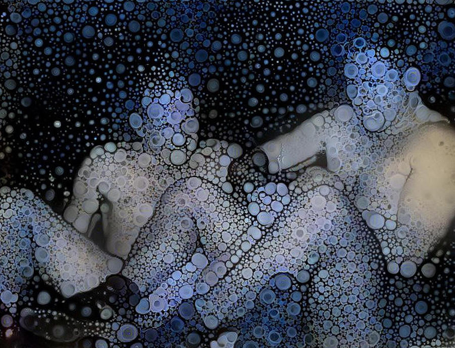 A Blue Streak Digital Art by Matthew Lazure