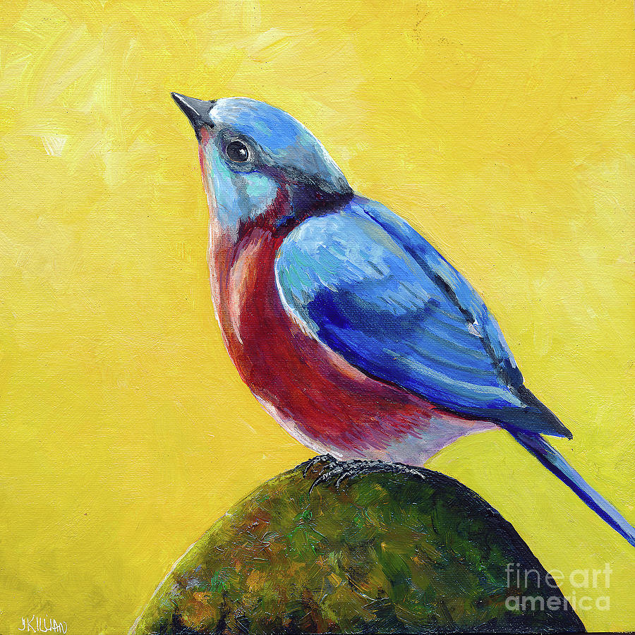 A Bluebird Day Painting by Jan Killian