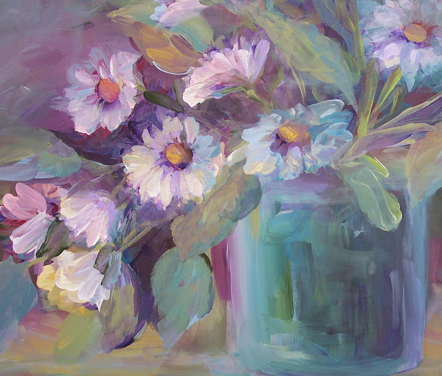 A Bouquet From My Garden Painting by Mary Wolf