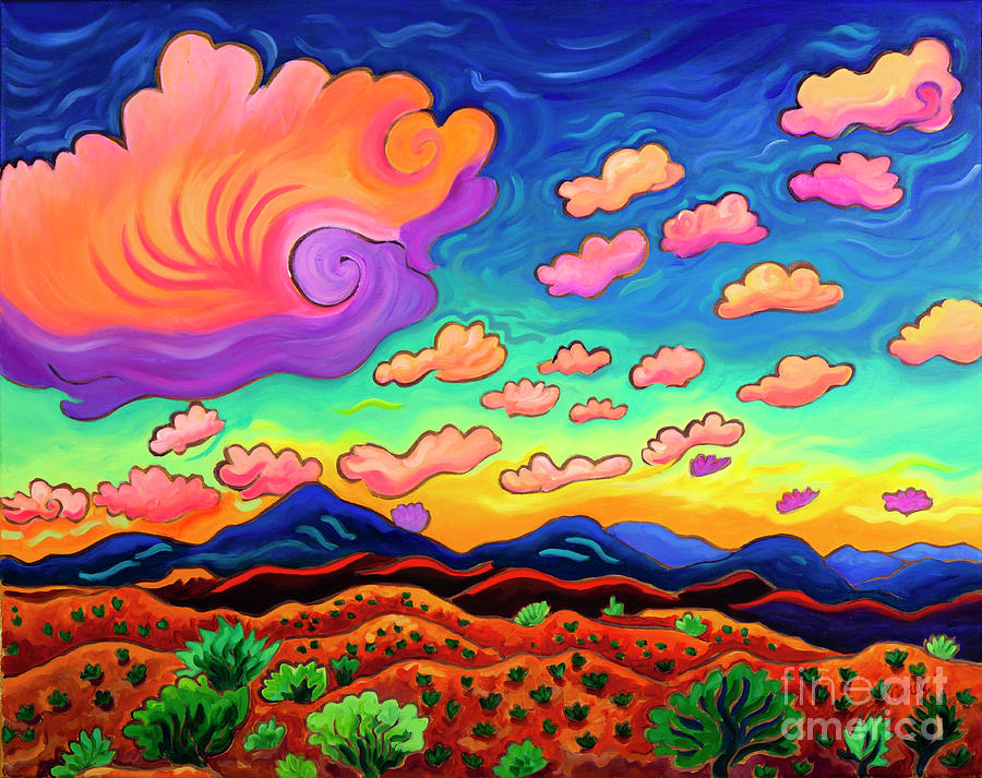 A Bouquet of Clouds Painting by Cathy Carey