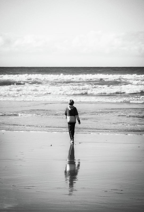 A Boy and the Sea Photograph by Nicholas Nicola - Fine Art America