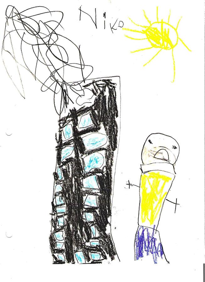 A Boy's Depiction of 911 Drawing by Zoila Ozuna Fine Art America