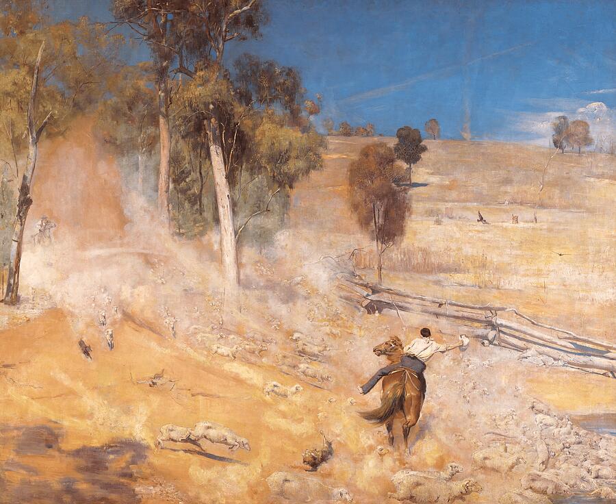 A break away - Tom Roberts Digital Art by Samuel HUYNH A break away - Tom Roberts Digital Art by Samuel HUYNH