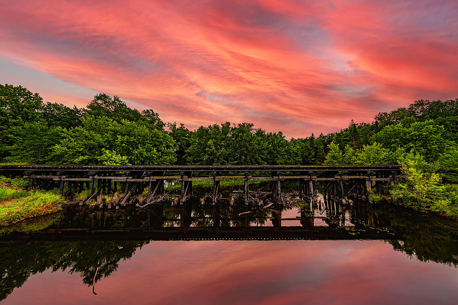 A Bridge in the Upper Peninsula of Michigan Photograph by Don Hoekwater Photography