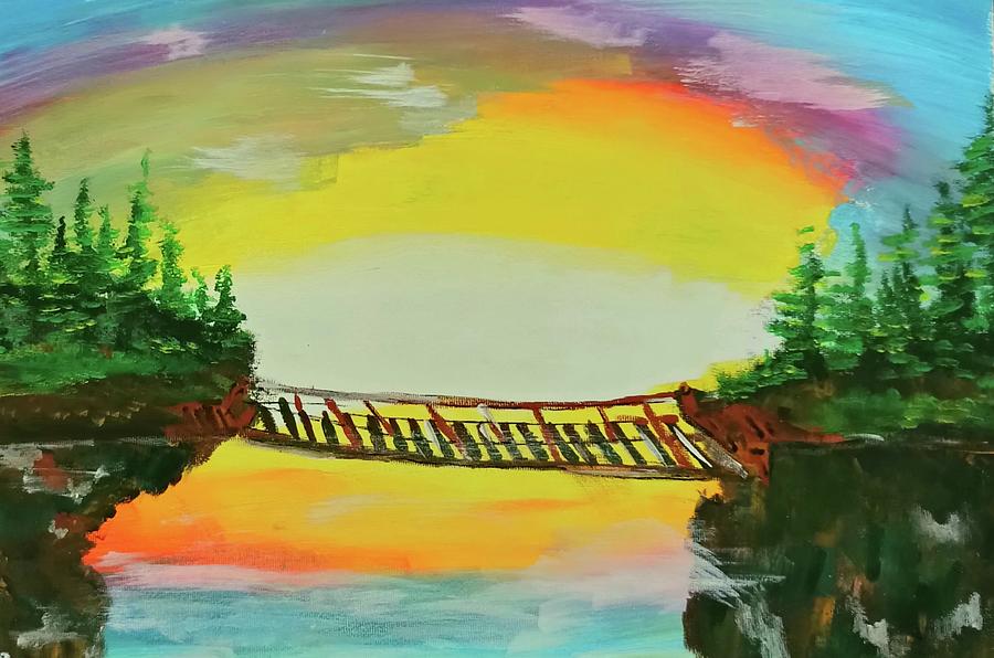 A Bridge To Nowhere Painting