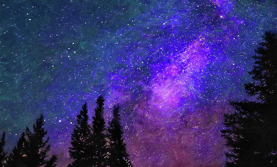 A Bright Starlit Night Digital Art by Russ Harris - Fine Art America