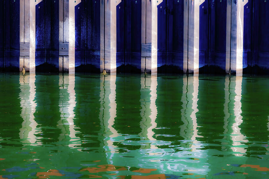 A Brooklyn Canal and Its Pilings Photograph by Charles Hite A Brooklyn Canal and Its Pilings Photograph by Charles Hite