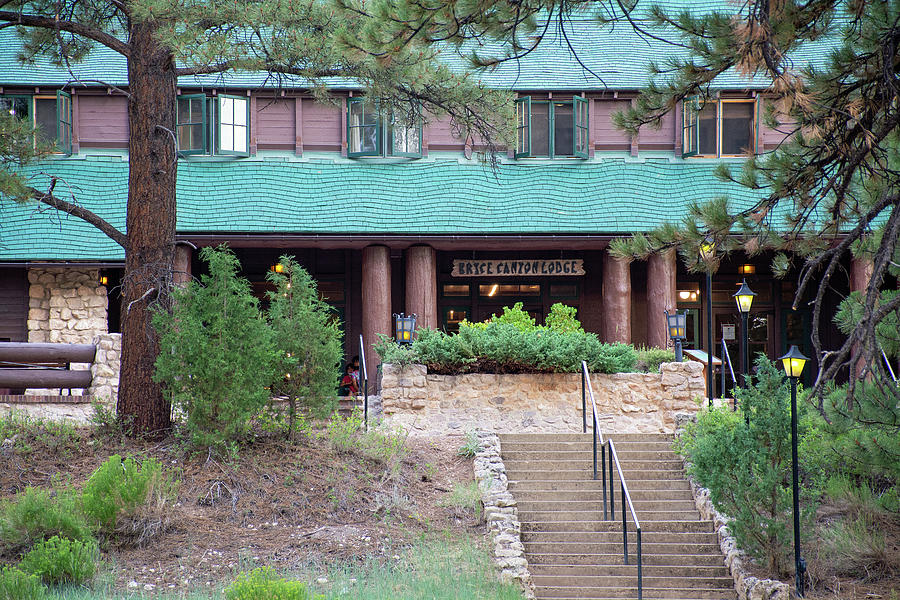 A Bryce Canyon Lodge Welcome Photograph by Bruce Gourley