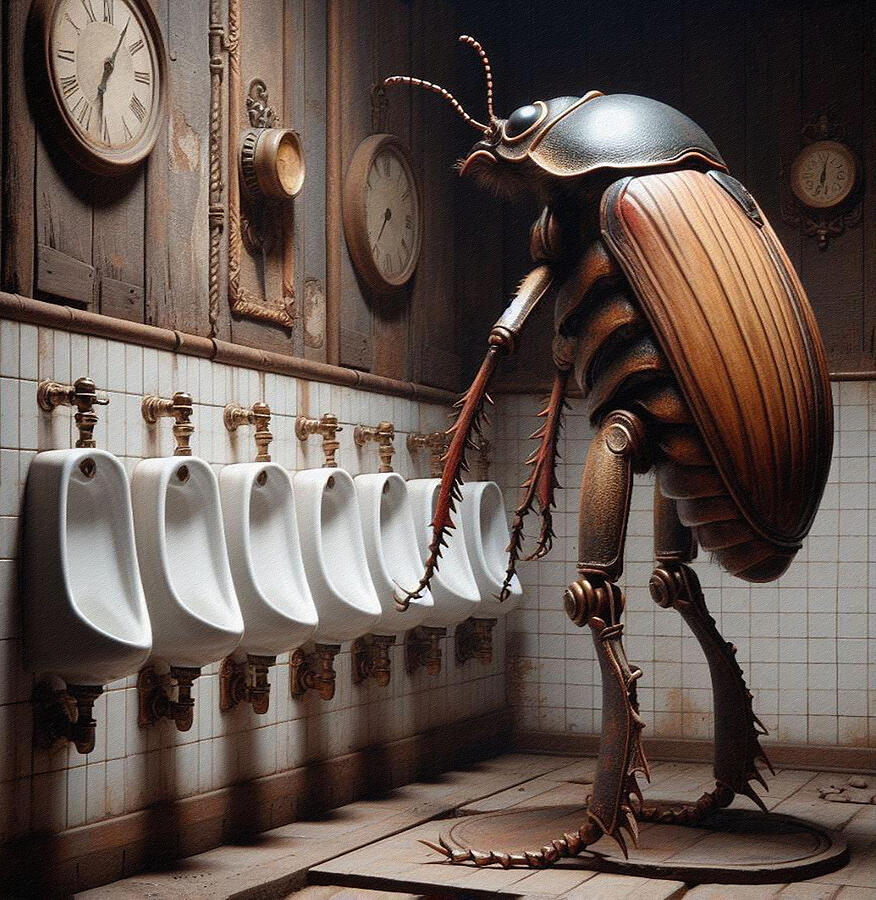 A Bugs Life - Bathroom Break Digital Art by Bill Cannon