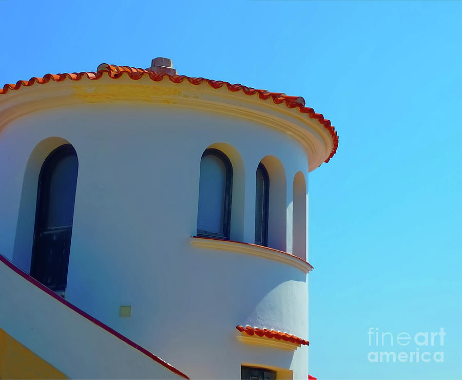 Holiday Photograph - A building in Macaret Menorca, Spain. by Pics By Tony