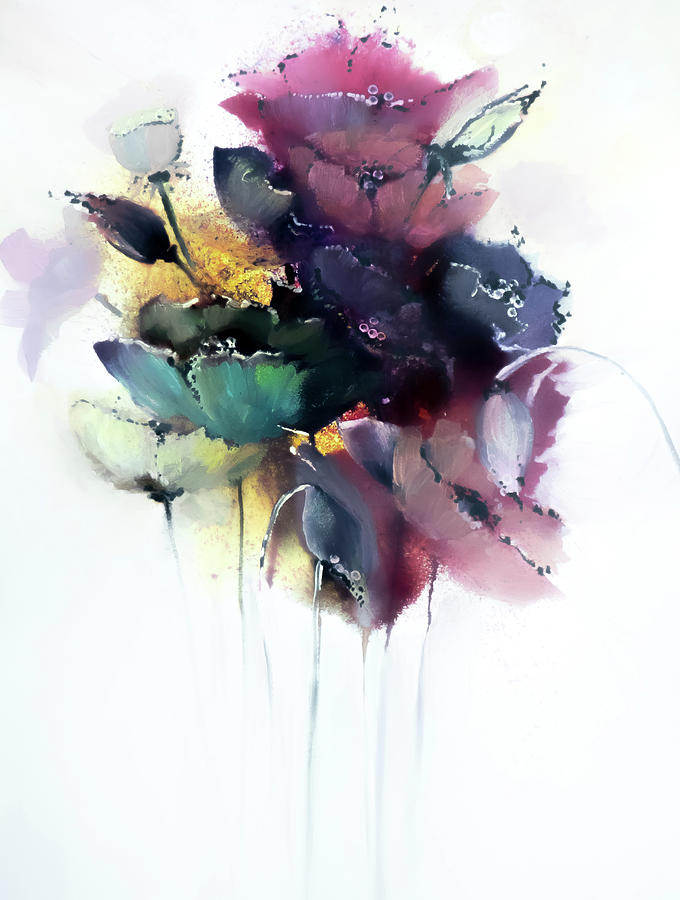 A Bundle Of Belief Floral Digital Art by Lisa Kaiser