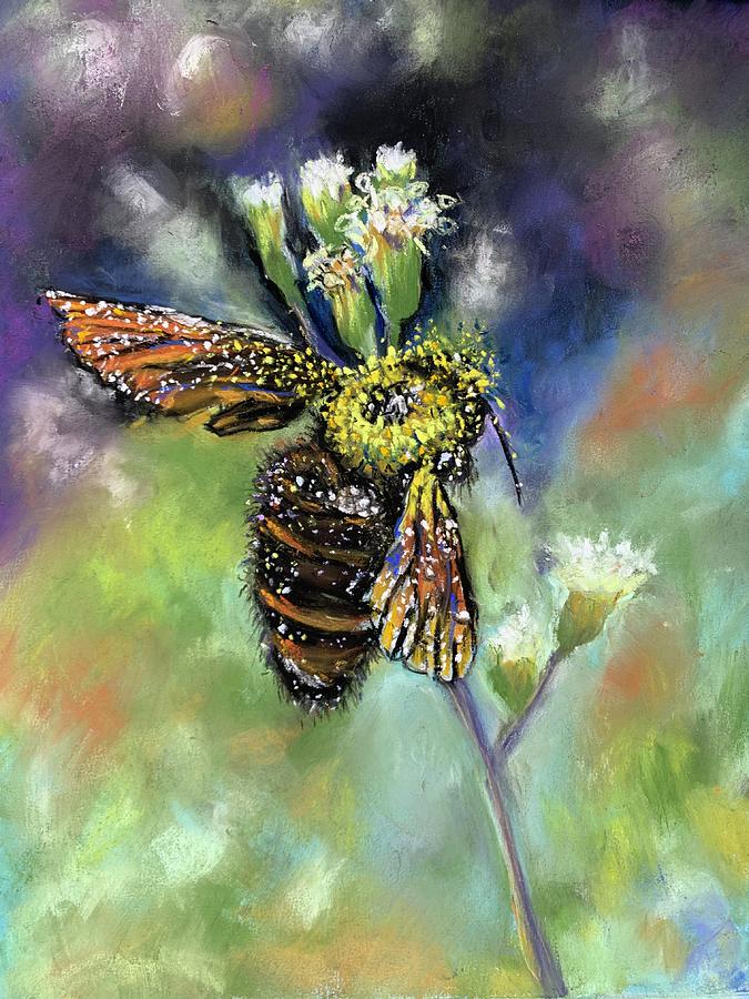 A Busy Bee Painting by Bonny Butler