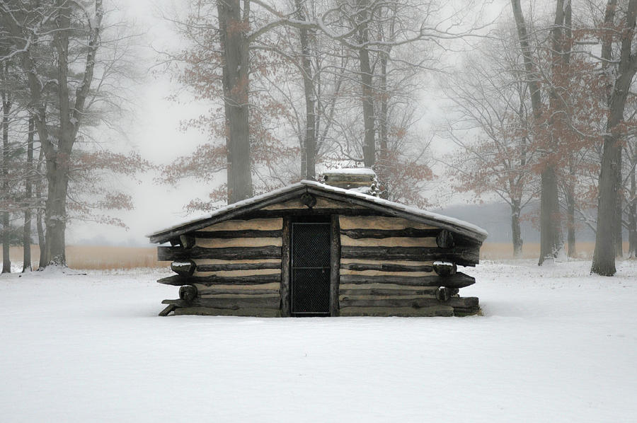 A Cabin in the Woods - Valley Forge Pa. Photograph by Bill Cannon