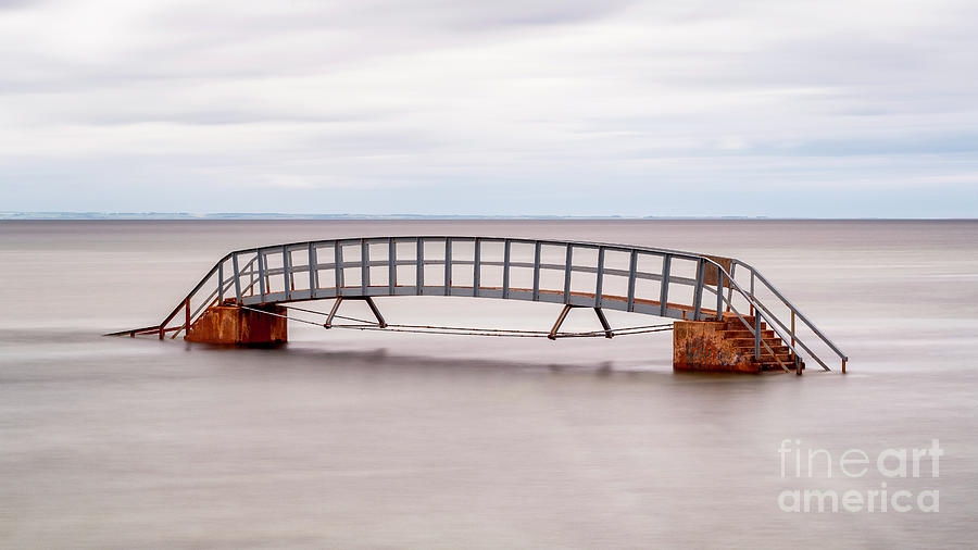 A Calm Day By The Bridge To Nowhere Photograph by Maria Gaellman