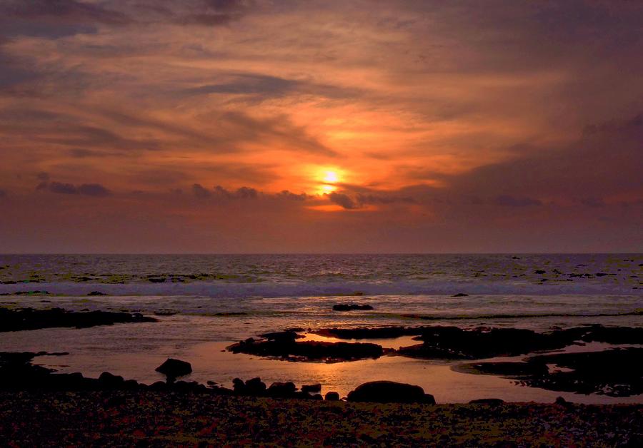 A Calming Sunset Photograph by Lori Seaman