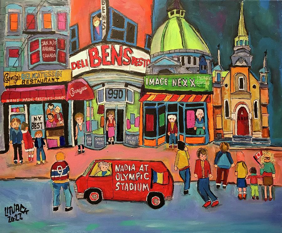 A Canadian American First Visit Painting by Michael Litvack - Fine Art ...